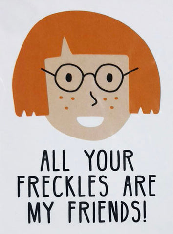 Valentine's Day Card Freckles