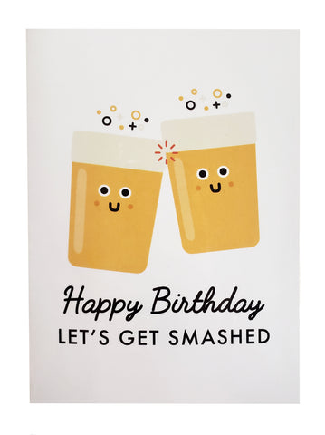 Birthday Card get smashed