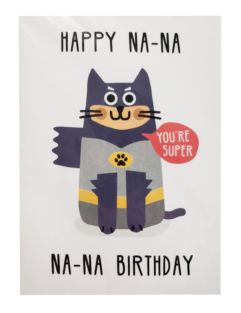 Birthday Card Batman Cat
