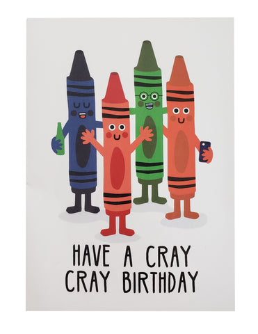 Birthday Card Crayon Birthday