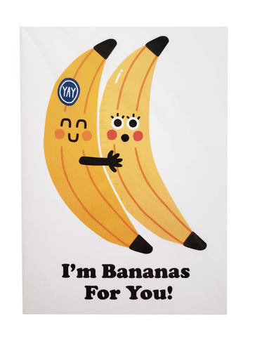Valentine's Day Card Bananas