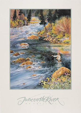 June on the River - Signed