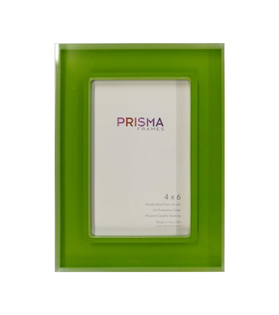 4 x 6 Kermit Green Prisma Photo frame