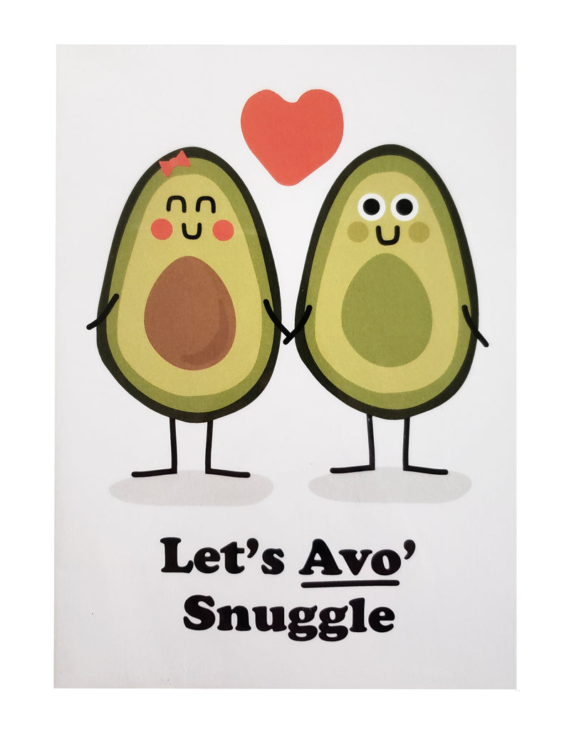 Valentine's Day Card Avocado
