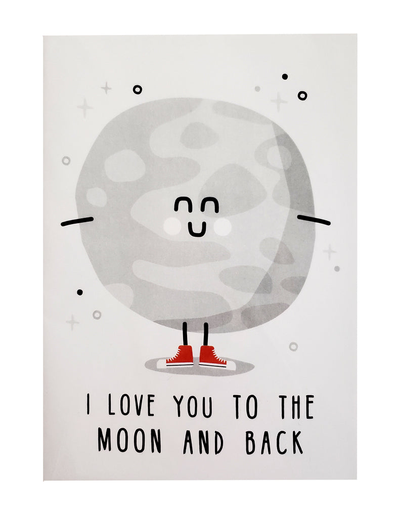 Valentine's Day Moon and Back