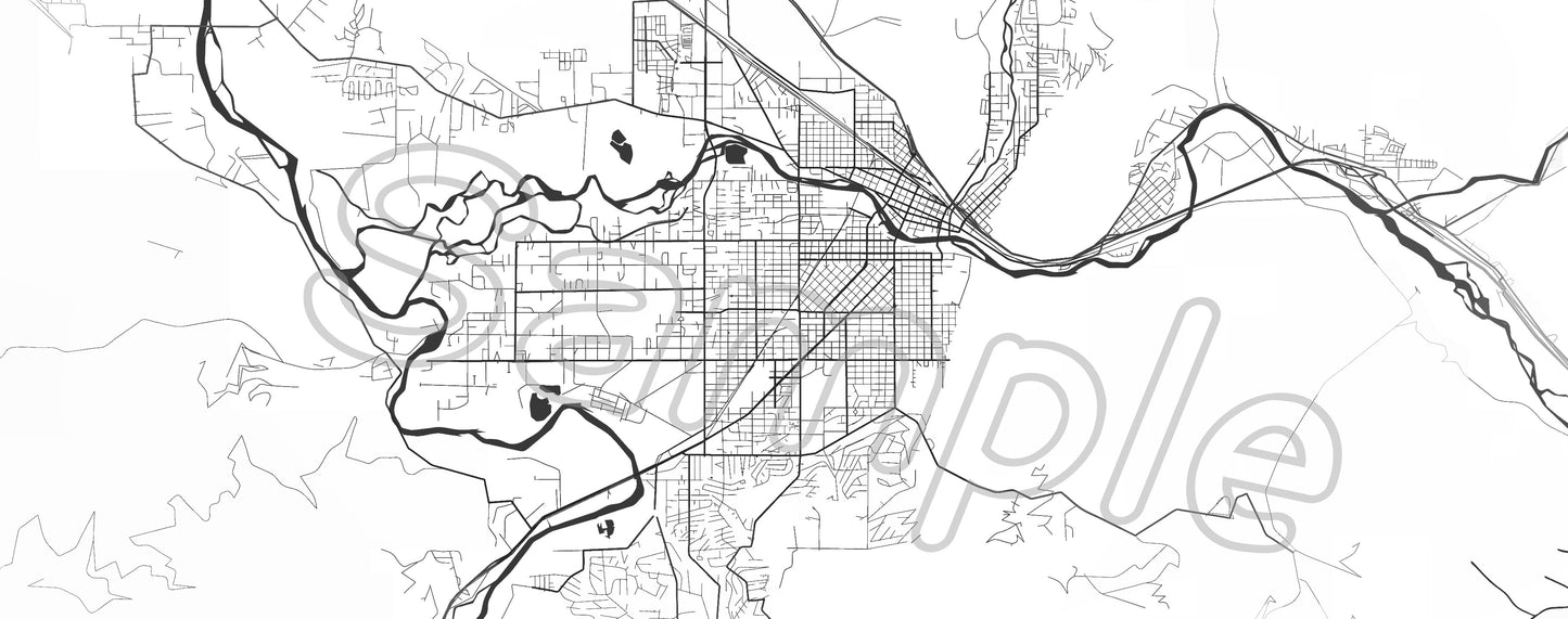 Missoula Map Insulated Tumbler