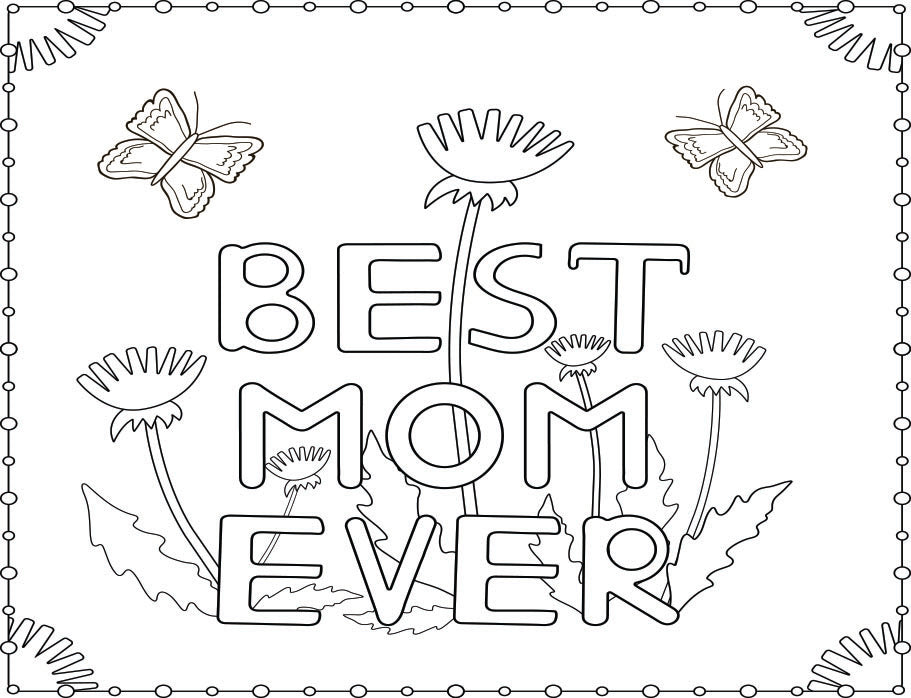 Coloring Greeting Cards- Mother's Day 2
