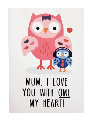 Mother's Day Card Owl