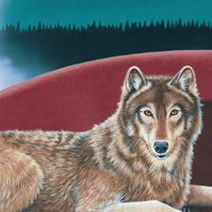 Wolf Dreams - Note card