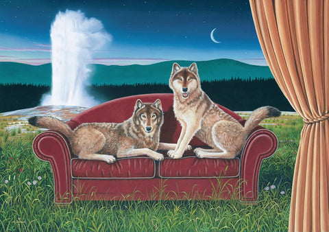 Wolf Dreams - Note card