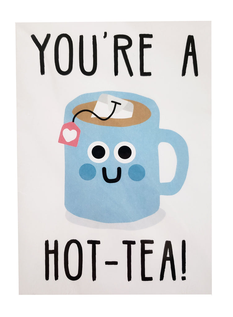 Valentine's Day Card Hot Tea